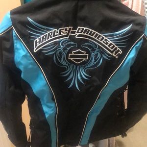 H-D Blue Night Train jacket women’s Size S